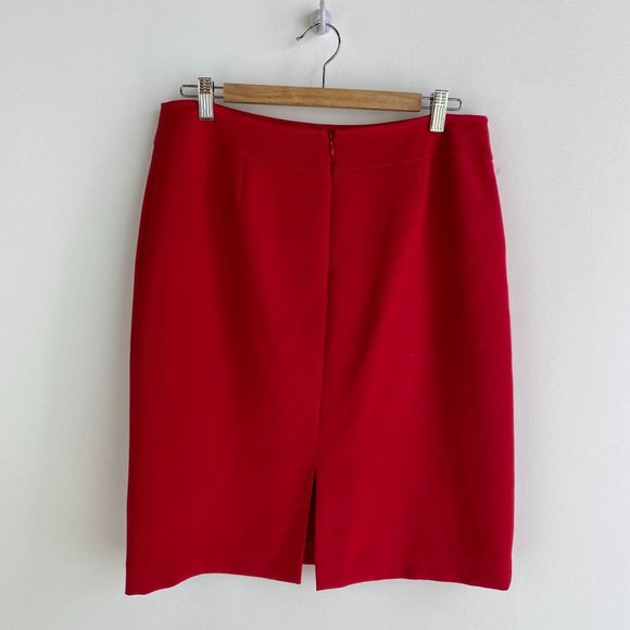 TAHARI Red Mini Skirt - Picture 4 of 6
